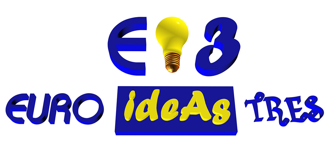 logotipo de euroideas3 vídeo web apps 3D diseño redes sociales marketing digital publicidad comunicación